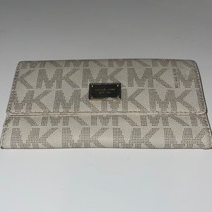 Tan and Gold Michael Kors Wallet